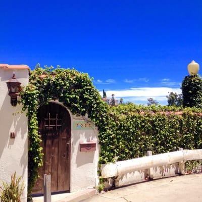 The hills have the best doorways. I didn't even know where the house was so I'm just gonna assume this is to heaven. Logically.