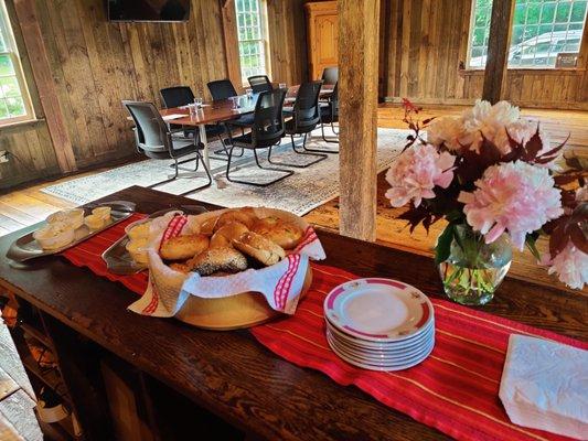 The Barn Event Room.  For meetings or all occasions.