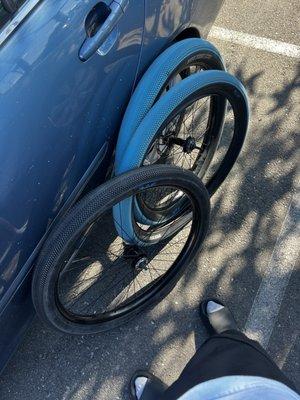 My fat bike tires