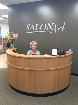 Front desk of Salon Art