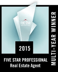 Multi year Five Star Professional Award winner. This award means so much more to be because it is from our clients satisfaction scores.