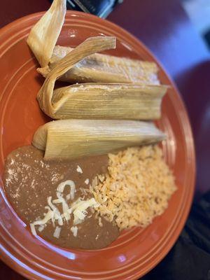 Chicken tamales