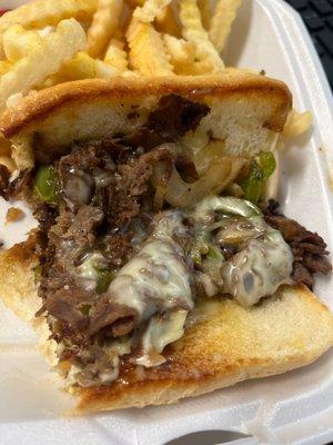 Beef Philly Sandwich Combo