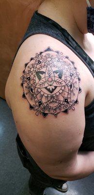 My Finished mandala done by Dimitrius