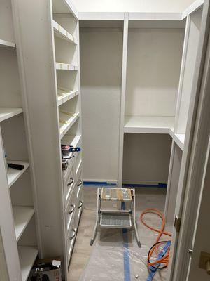 installation of more modern closets