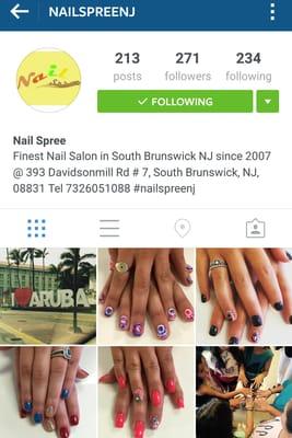 Follow and tag us on ig @nailspreenj #nailspreeNJ , we will repost our favorite photos to share