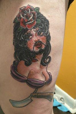 Bearded lady by Phil