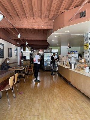 Front counter for ordering food.