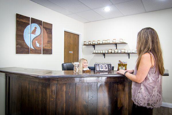 Reception area