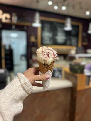 Cream Cheese & Blackberry Jam Ice Cream