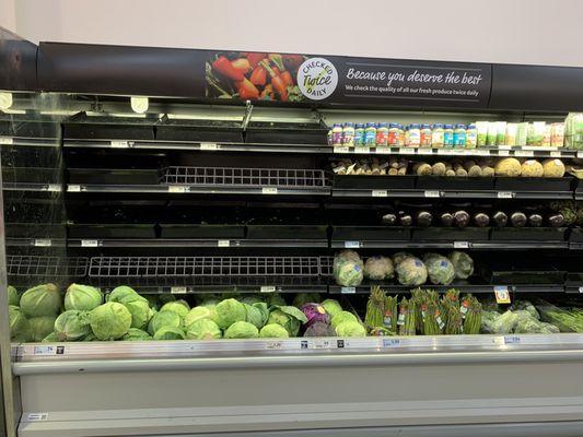 Where is the rest of the produce?