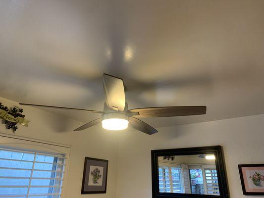 Fan install