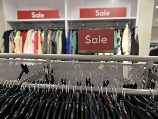 Sale racks