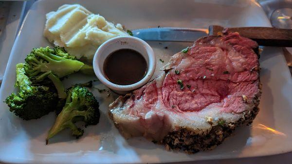 Prime Rib dinner on Saturday only and until they run out