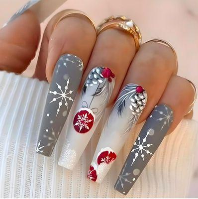 christmas nails art