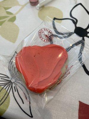 Valentine cookie