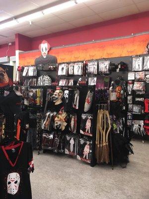 Inside Spirit Halloween, Warms Springs Plaza, Fremont, CA.