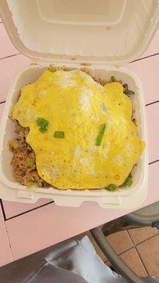 Adobe fried rice omelet