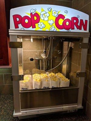 Free popcorn on Fridays