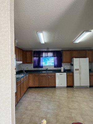 Top to bottom kitchen clean