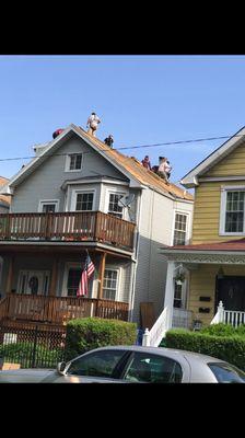 Complete tear off new shingle roof