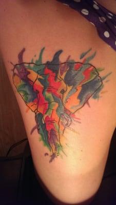 Watercolor elephant done by Doug Bojan. I really let him just go with on this one!