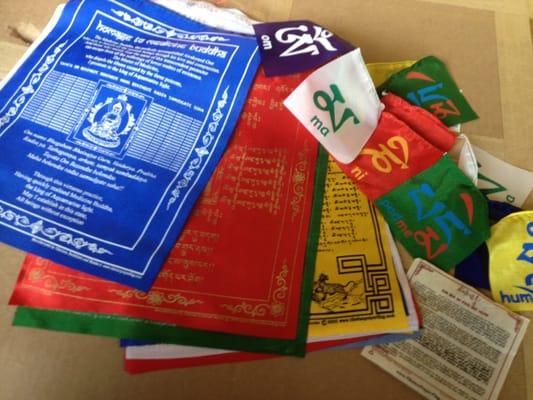 Tibetan Prayer Flags Central, We ship the world over. Many Sizes & types. Custom Flags if you wish too.