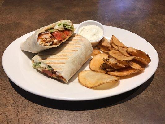 Our amazing chicken wrap!