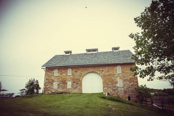 North side of the barn.