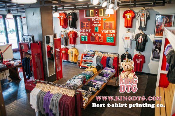 King DTG Custom T-shirt Printing Service and Screen Printing