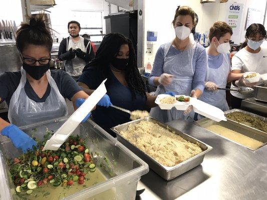 Come volunteer to prep & serve lunch at Daily Bread.