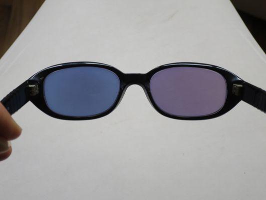 Devonshire Optical used different color lenses for my sunglasses.