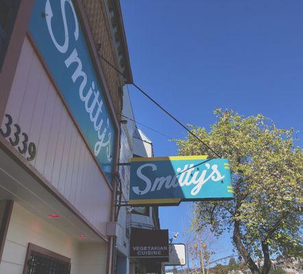 Old sign spruced up by new owners! Hope the neon might come back too.