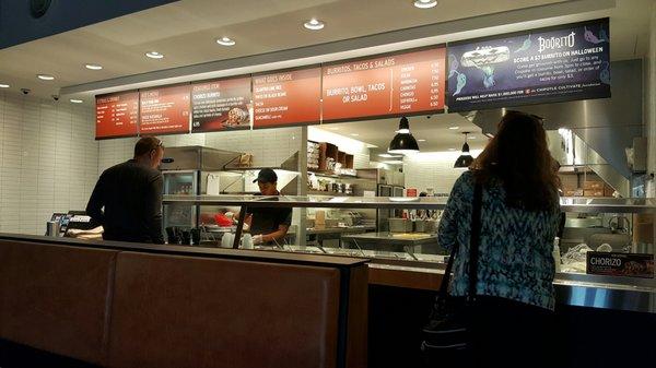 Counter Area at Chipotle Sidney