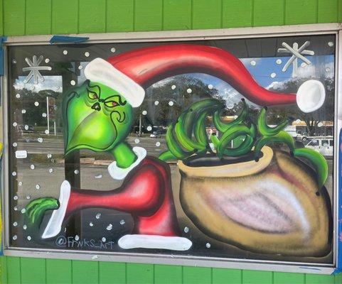 Grinch Christmas Wall art