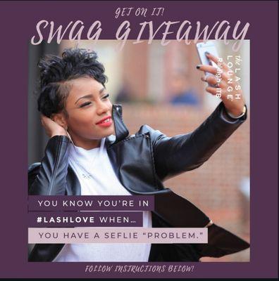 S W A G   G I V E A W A Y from The Lash Lounge Raleigh-ITB, Amelia Aesthetics and NeoCutis Skincare!!