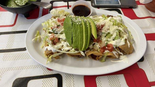 Flautas de pollo