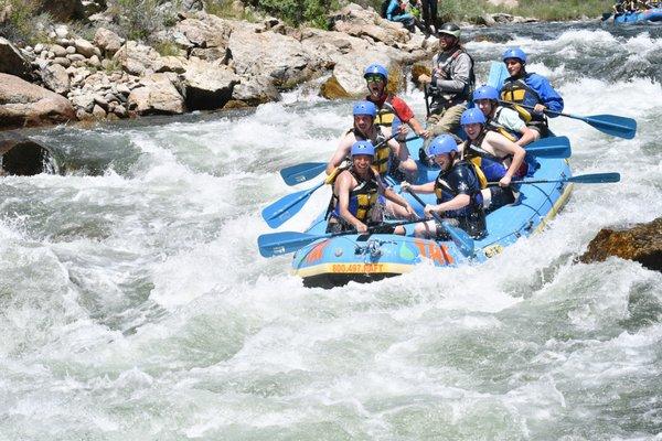 The Adventure Company Whitewater Rafting Browns Canyon in Buena Vista, Colorado