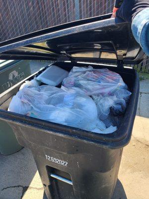 Trash bin never gets picked up. We have to call weekly and they still don't come. Ongoing issue since last year.