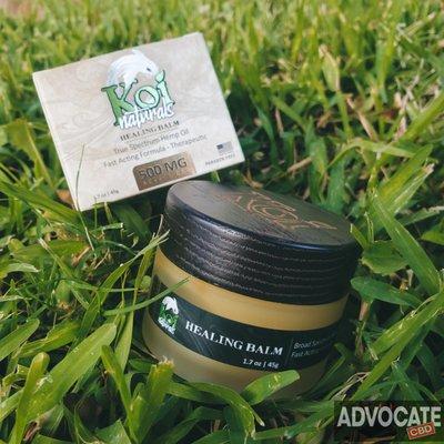 Koi CBD topicals / healing balm for aches and pains`