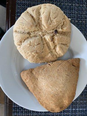 Cookie and Pumpkin turnover