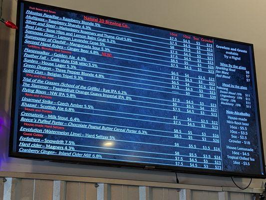 Nat20 Beer List