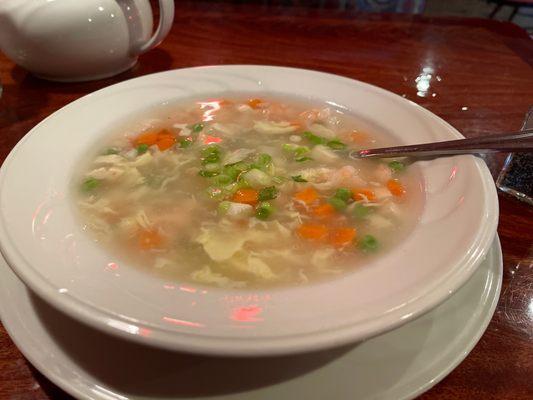 Seafood tofu soup