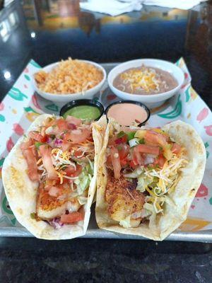 Fry fish tacos