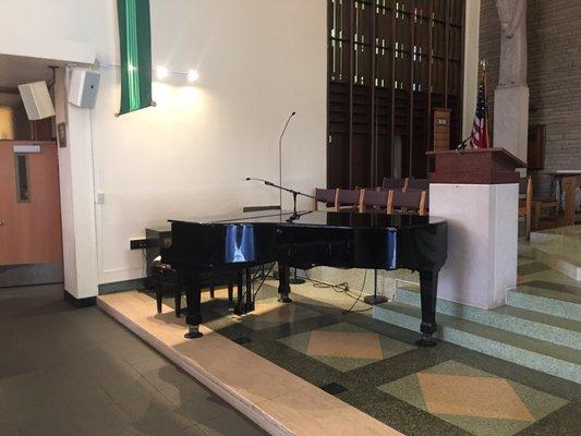 Here is a concert grand piano we moved for a church in Pittsburgh.