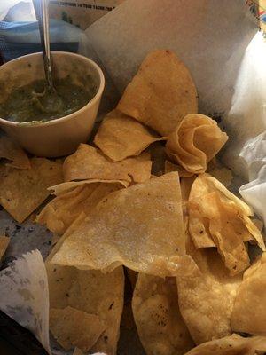 Chips and guacamole