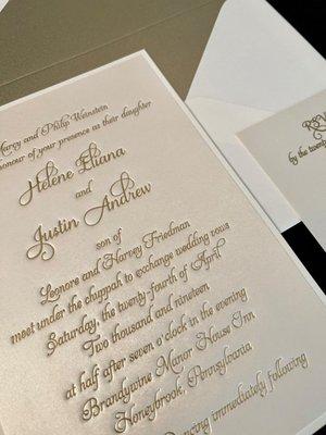 Letterpress Invitations