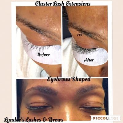 #clusterlashes #lashaddict #lashartist #lashesandbrows #eyelashextensions #browshaping #dmvmua #bridetobe #bridalshower