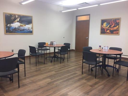 Group room for free classes and events!