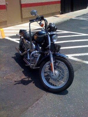 Wife's Harley Mike repaired